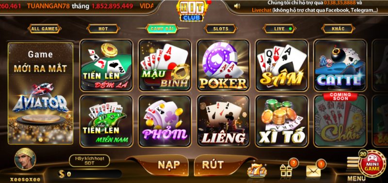 Sơ lược Game Bài Hit Club